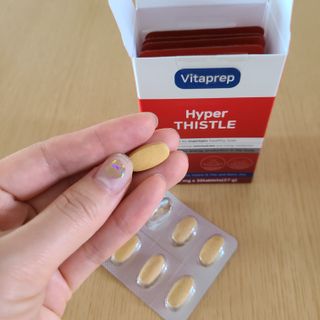 뉴트리션팩토리 비타프렙 하이퍼씨슬 밀크씨슬 900mg — 5점을 준 리뷰어가 2021년 8월 올린 사용 사진