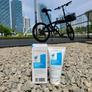 랑벨 수퍼내츄럴 아쿠아 수딩 크림 100ml — 5점을 준 리뷰어가 2022년 5월 올린 사용 사진