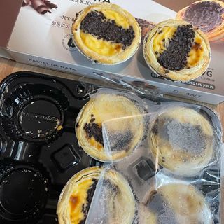 디앙뜨 포르투갈 에그타르트 오리지널 맛+패션후르츠+초콜릿타르트 맛 중 택1 — 5점을 준 리뷰어가 2021년 7월 올린 사용 사진