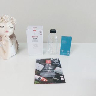 클린24시간 1BOX(5포) + 전용보틀(500ml) — 5점을 준 리뷰어가 2023년 6월 올린 사용 사진