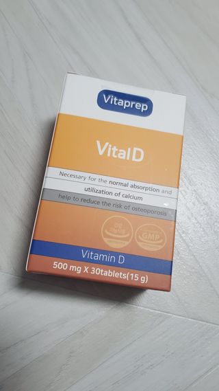 뉴트리션팩토리 비타프렙 바이탈디 비타민D 500mg — 5점을 준 리뷰어가 2021년 9월 올린 사용 사진