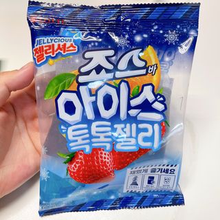 롯데제과 죠스바 아이스 톡톡 젤리 — 5점을 준 리뷰어가 2021년 10월 올린 사용 사진