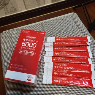 메타아르기닌 GC녹십자웰빙 메타 아르기닌 6000 플러스 오르니틴 — 5점을 준 리뷰어가 2022년 6월 올린 사용 사진