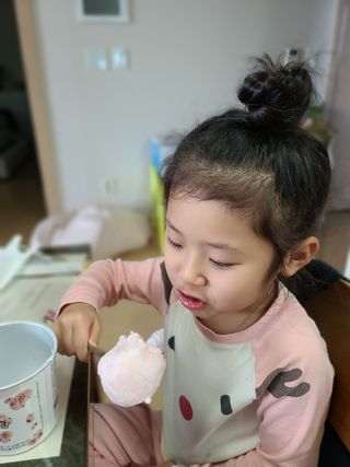 젤리벨리 솜사탕 2종-딸기치즈케이크, 바닐라 — 5점을 준 리뷰어가 2021년 11월 올린 사용 사진