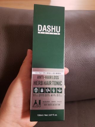 다슈코리아 다슈 데일리 안티 헤어로스 허브 헤어토닉 150ml — 5점을 준 리뷰어가 2021년 2월 올린 사용 사진