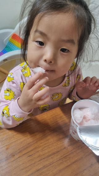 젤리벨리 솜사탕 2종-딸기치즈케이크, 바닐라 — 5점을 준 리뷰어가 2022년 2월 올린 사용 사진