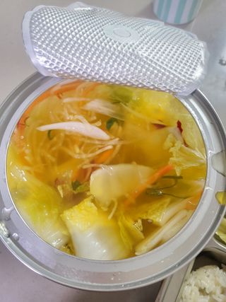 셰프애찬 단호박 백김치 1kg — 5점을 준 리뷰어가 2022년 10월 올린 사용 사진