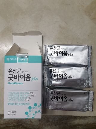 프리마인 유산균 국가지정연구소 선정, 살아있는 생유산균 200억 마리의 힘. 유산균n굿바이옴플러스 — 5점을 준 리뷰어가 2021년 9월 올린 사용 사진