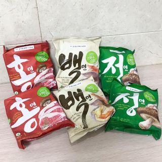 [풀무원] 자연은맛있다 정면, 백면, 홍면  세트 — 4점을 준 리뷰어가 2021년 4월 올린 사용 사진