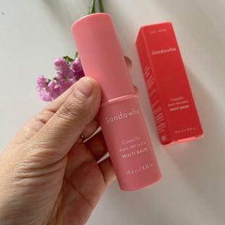 스킨큐어 산다화 카멜리아 안티 링클 멀티밤 — 5점을 준 리뷰어가 2023년 2월 올린 사용 사진