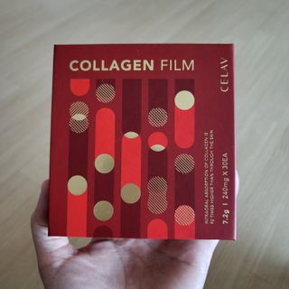 프리마인 귀족의 콜라겐, 92배 흡수율. 럭셔리 프리미엄 셀라브 콜라겐필름 30매 — 5점을 준 리뷰어가 2022년 5월 올린 사용 사진