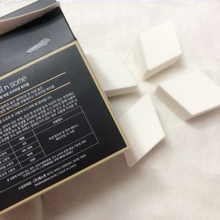 툴앤썸 로즈골드 에디션 치크or쉐딩 브러시+밀키 내추럴 스펀지+호빵 곤약 스펀지 — 5점을 준 리뷰어가 2021년 2월 올린 사용 사진
