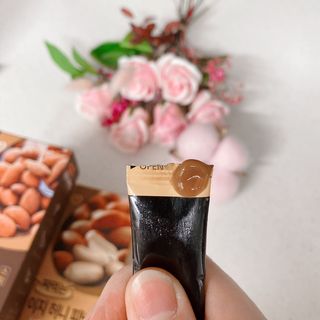 짜먹는 이지견과 짜먹는 이지아몬드, 짜먹는 이지허니피넛, 짜먹는 이지캐슈넛 각 10g X  10포 — 5점을 준 리뷰어가 2021년 2월 올린 사용 사진