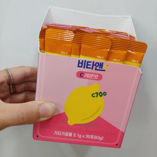 비타앤C 레몬맛, 망고맛 — 5점을 준 리뷰어가 2021년 6월 올린 사용 사진