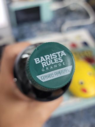 무라벨 바리스타룰스 디카페인 아메리카노 — 5점을 준 리뷰어가 2024년 4월 올린 사용 사진