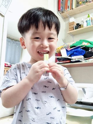 연세생활건강 키즈텐 멀티비타민 1BOX (30포) — 5점을 준 리뷰어가 2022년 5월 올린 사용 사진
