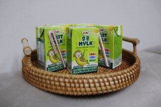 돌 Dole 후룻Mylk 바나나 135ml X32입 X1박스 — 5점을 준 리뷰어가 2022년 10월 올린 사용 사진