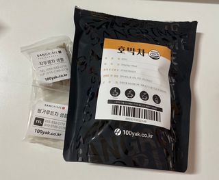 산그리메 국내산 호박차 100티백 대용량 삼각티백차 — 5점을 준 리뷰어가 2021년 7월 올린 사용 사진