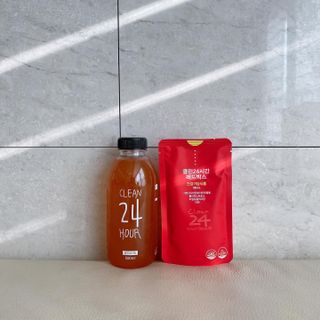 클린24시간 레드박스 1BOX(5포) + 전용보틀(500ml) — 5점을 준 리뷰어가 2024년 2월 올린 사용 사진