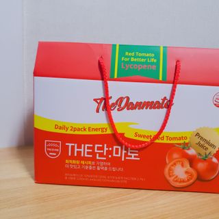 제이제이바이오 더단마토 프리미엄주스 100ml 30팩입 - 무설탕 스테비아 토마토즙 — 5점을 준 리뷰어가 2021년 12월 올린 사용 사진