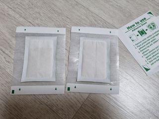 [레제르] 아로마 수액패치 발패치 10매입 - 라벤더향/유칼립투스향/대나무향 — 5점을 준 리뷰어가 2022년 3월 올린 사용 사진