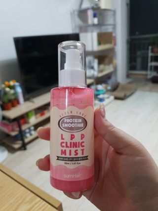 썸헤어 / SUMHAIR [썸헤어] 프로틴 스무디 클리닉 미스트 150ml — 5점을 준 리뷰어가 2021년 6월 올린 사용 사진