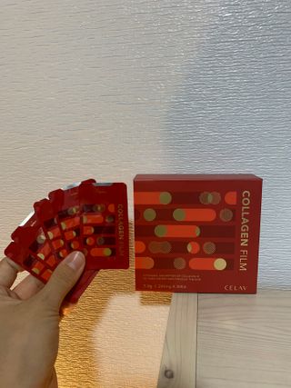 프리마인 귀족의 콜라겐, 92배 흡수율. 럭셔리 프리미엄 CH.V콜라겐필름 30매 — 4점을 준 리뷰어가 2022년 4월 올린 사용 사진