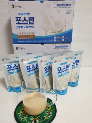 자연에온 마시는 프로틴 고함량 균형단백질 음료 포스틴 125ml 10개입 1BOX — 5점을 준 리뷰어가 2021년 4월 올린 사용 사진
