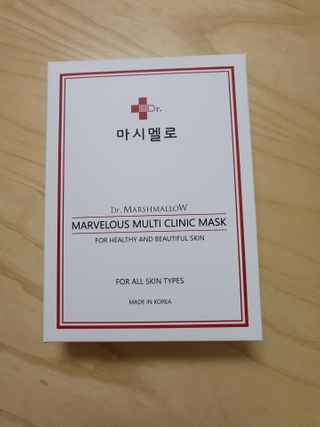 닥터마시멜로 마블러스 멀티 클리닉 마스크 — 5점을 준 리뷰어가 2021년 2월 올린 사용 사진