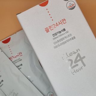 클린24시간 1BOX(5포) + 전용보틀(500ml) — 5점을 준 리뷰어가 2022년 9월 올린 사용 사진