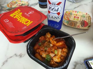 한성기업 무볼레 닭떡볶이+해물떡볶이 2종 세트 — 5점을 준 리뷰어가 2021년 10월 올린 사용 사진