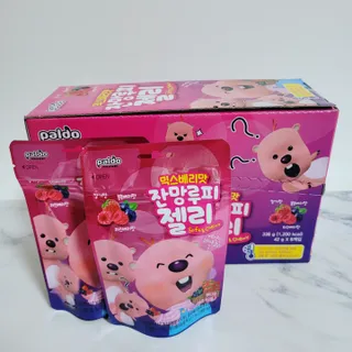 [팔도] 잔망루피젤리 믹스베리맛 42g 8개 — 5점을 준 리뷰어가 2022년 1월 올린 사용 사진