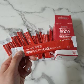메타아르기닌 GC녹십자웰빙 메타 아르기닌 6000 플러스 오르니틴 — 5점을 준 리뷰어가 2022년 4월 올린 사용 사진