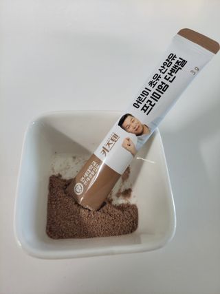 연세생활건강 키즈텐 산양유 단백질 1BOX (30포) — 5점을 준 리뷰어가 2022년 6월 올린 사용 사진