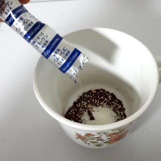 하나마이 100 프로 저분자 피쉬콜라겐 — 5점을 준 리뷰어가 2023년 2월 올린 사용 사진