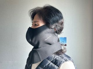 [AVAVE] 어베이브 올인원히트 스포츠 골프 방한 넥워머 마스크 — 5점을 준 리뷰어가 2024년 1월 올린 사용 사진