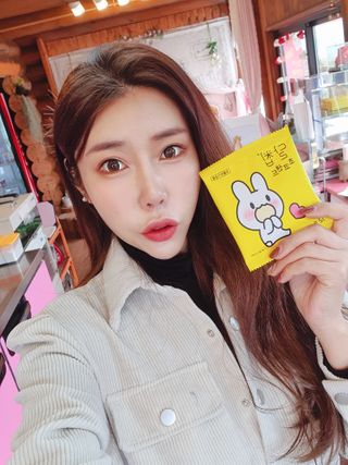 네이처오다 달칩 초코샌드 — 5점을 준 리뷰어가 2021년 1월 올린 사용 사진