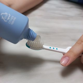 매스티나 프리미엄 매스티스 치약 — 5점을 준 리뷰어가 2021년 7월 올린 사용 사진