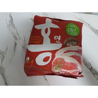 [풀무원] 자연은맛있다 정면, 백면, 홍면  세트 — 5점을 준 리뷰어가 2021년 4월 올린 사용 사진
