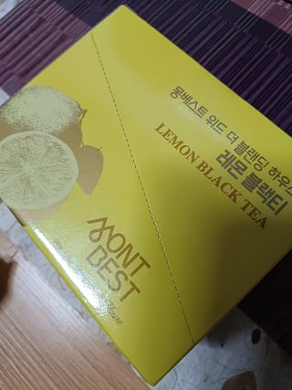 몽베스트 위드더 블랜딩 하우스 _레몬 블랙티 — 5점을 준 리뷰어가 2023년 1월 올린 사용 사진