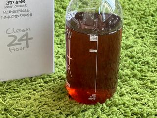 클린24시간 1BOX(5포) + 전용보틀(500ml) — 5점을 준 리뷰어가 2022년 11월 올린 사용 사진