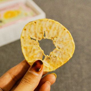 프루낵 제주감귤 초코12봉입 4종(화이트초코,다크초코,요구르트초코,콜라초코)  57.6g(4.8g*12봉입) !!! — 5점을 준 리뷰어가 2022년 11월 올린 사용 사진
