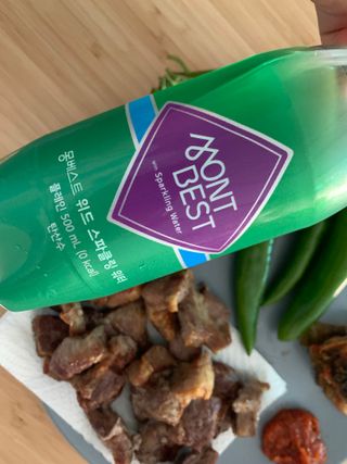 몽베스트 Montbest with Sparkling water Plain 20병 — 5점을 준 리뷰어가 2021년 11월 올린 사용 사진