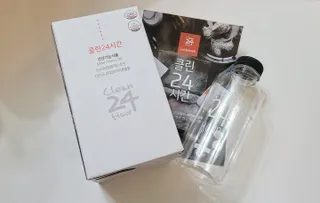 클린24시간 1BOX(5포) + 전용보틀(500ml) — 4.5점을 준 리뷰어가 2023년 1월 올린 사용 사진