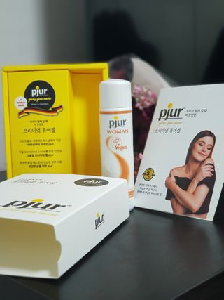 프리미엄 마사지젤 pjur 퓨어젤 — 5점을 준 리뷰어가 2021년 1월 올린 사용 사진