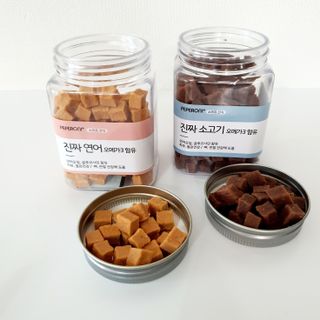 페페로니 진짜 오메가3 연어+소고기 180g+180g — 5점을 준 리뷰어가 2021년 7월 올린 사용 사진