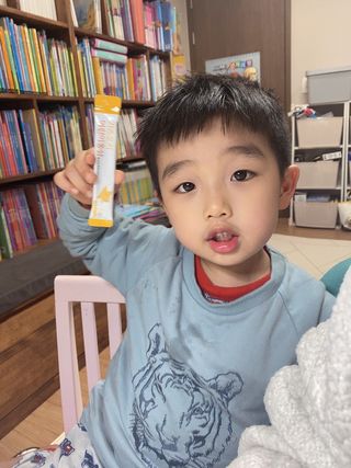 [이뮤니티플러스]우리아이 면역오키, 건강오키 _ 키즈오키 어린이홍삼 10포 1box — 5점을 준 리뷰어가 2022년 2월 올린 사용 사진