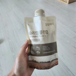 일일하우 슬리밍 플랜B 고소한 귀리맛, 진한 카카오맛 (체중조절식) — 5점을 준 리뷰어가 2023년 8월 올린 사용 사진