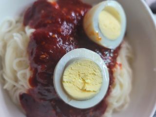 [한면원] 비빔국수 2인분 — 5점을 준 리뷰어가 2022년 7월 올린 사용 사진
