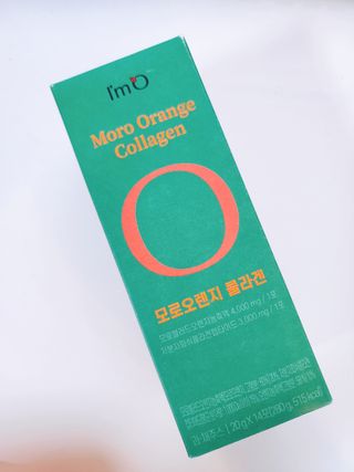 아임오 모로오렌지 콜라겐 1box (14포) — 5점을 준 리뷰어가 2023년 2월 올린 사용 사진